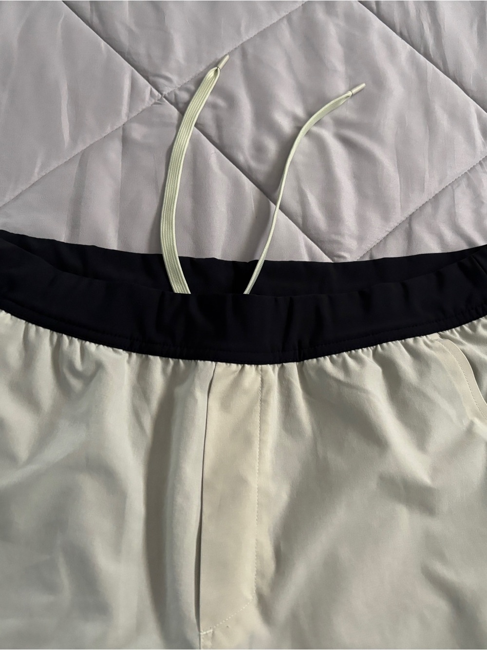 Ten Thousand 7” Interval Short Lined Cream Color - Picture 5 of 8